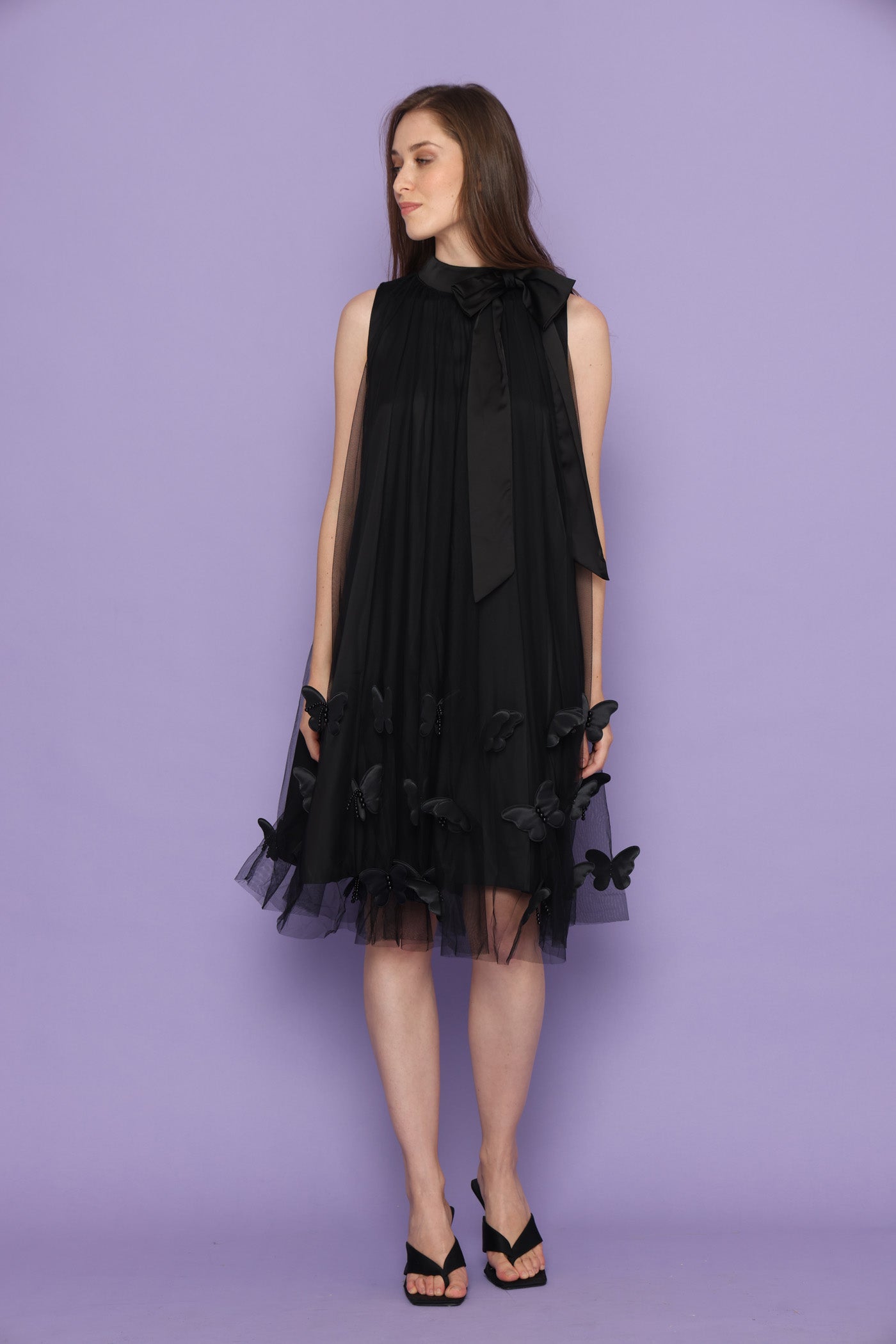 שמלת ערב פרפרים