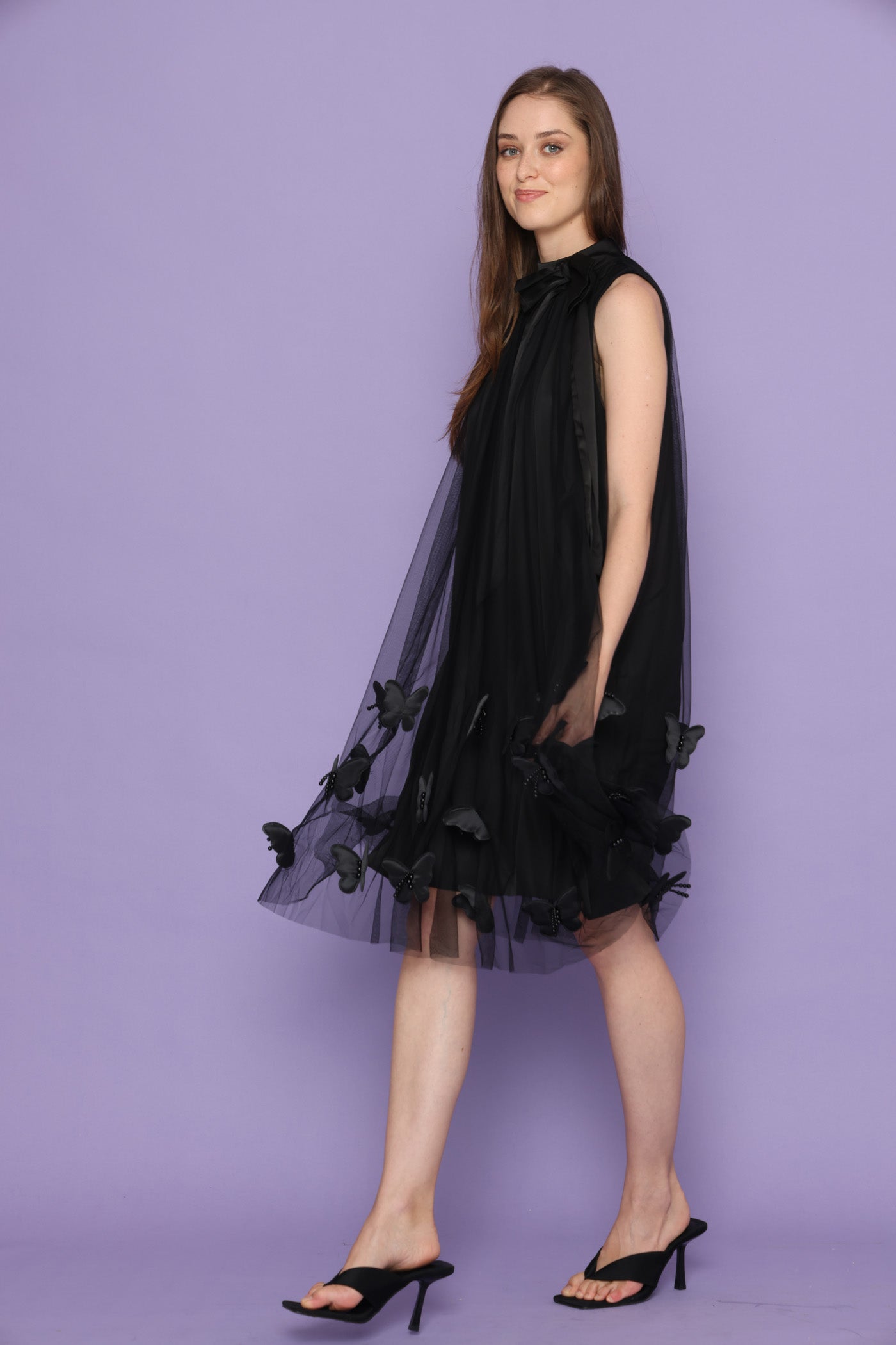 שמלת ערב פרפרים