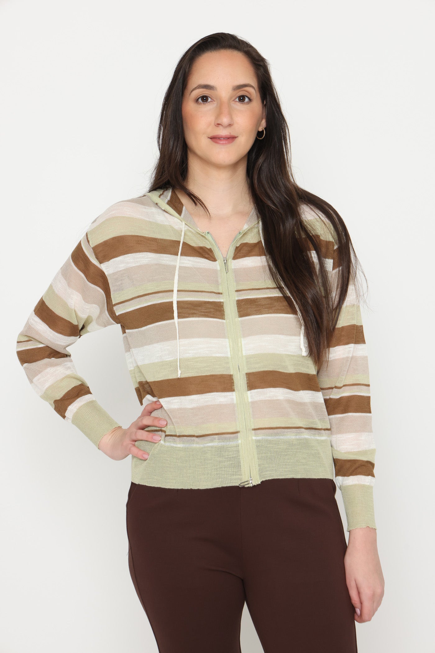 קרדיגן פסי בהירות