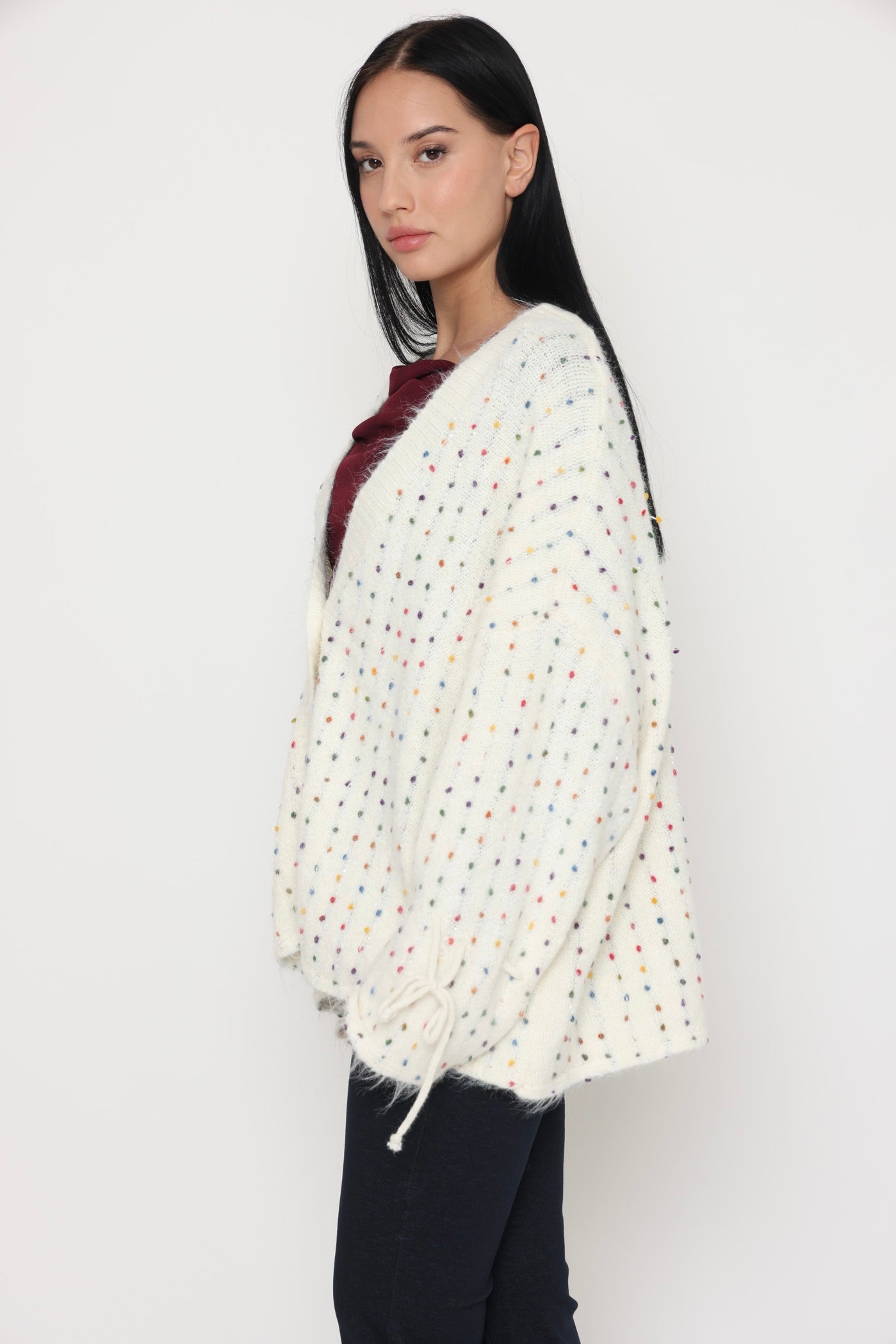 קרדיגן ניקוד ססגוני