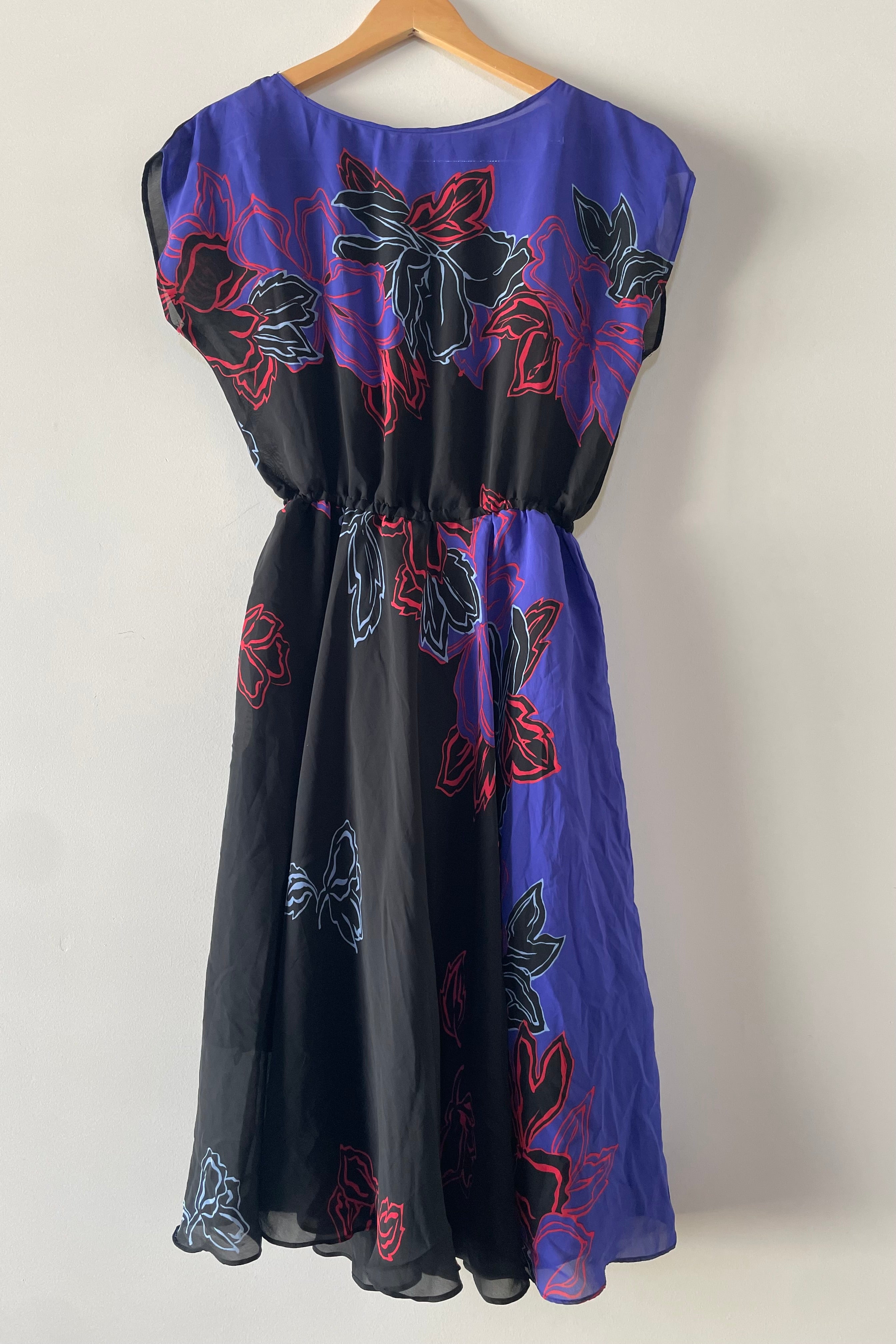 שמלת וינטג׳ חצי סגול