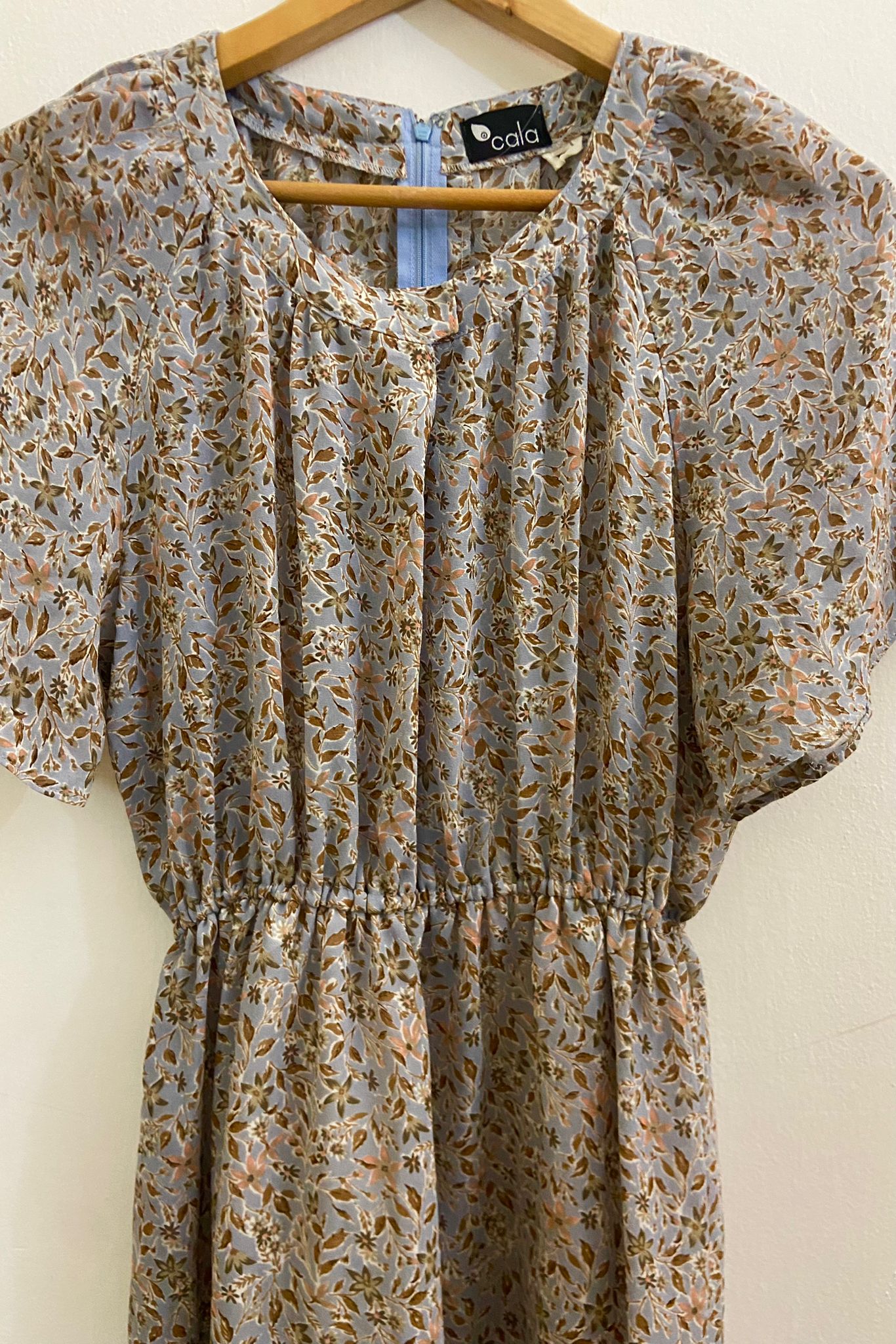 שמלת וינטג' עלים