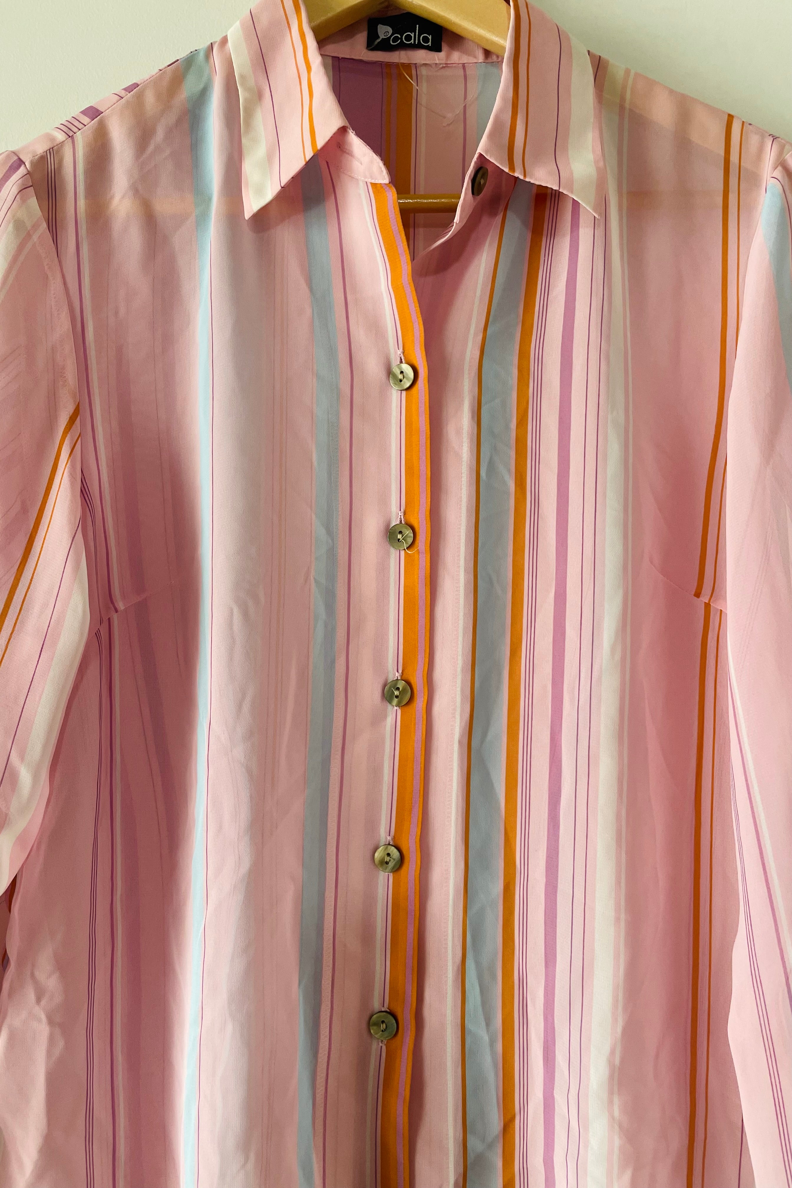 חולצת וינטג׳ ורוד פסטל