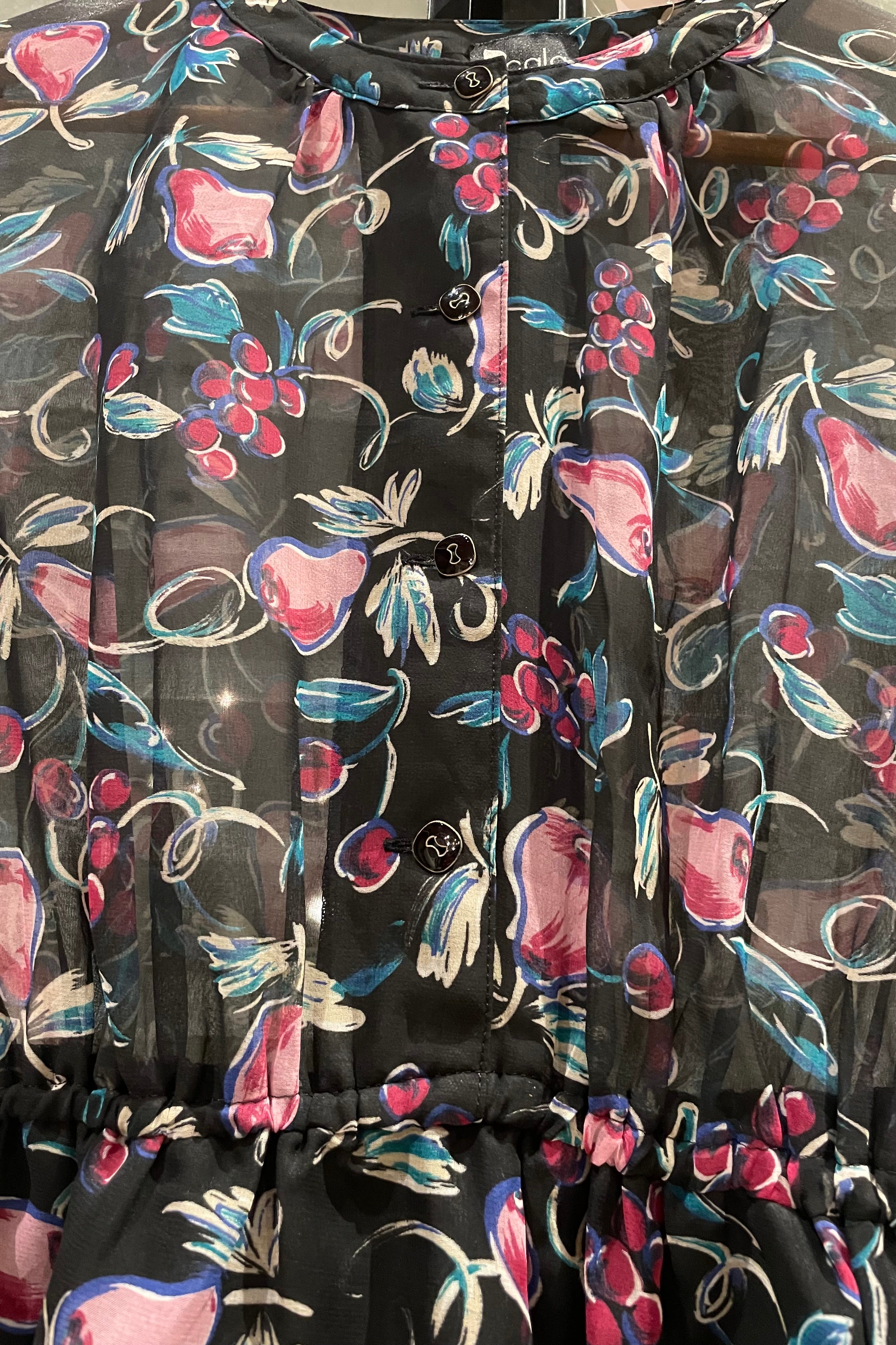 שמלת וינטג׳ פירות