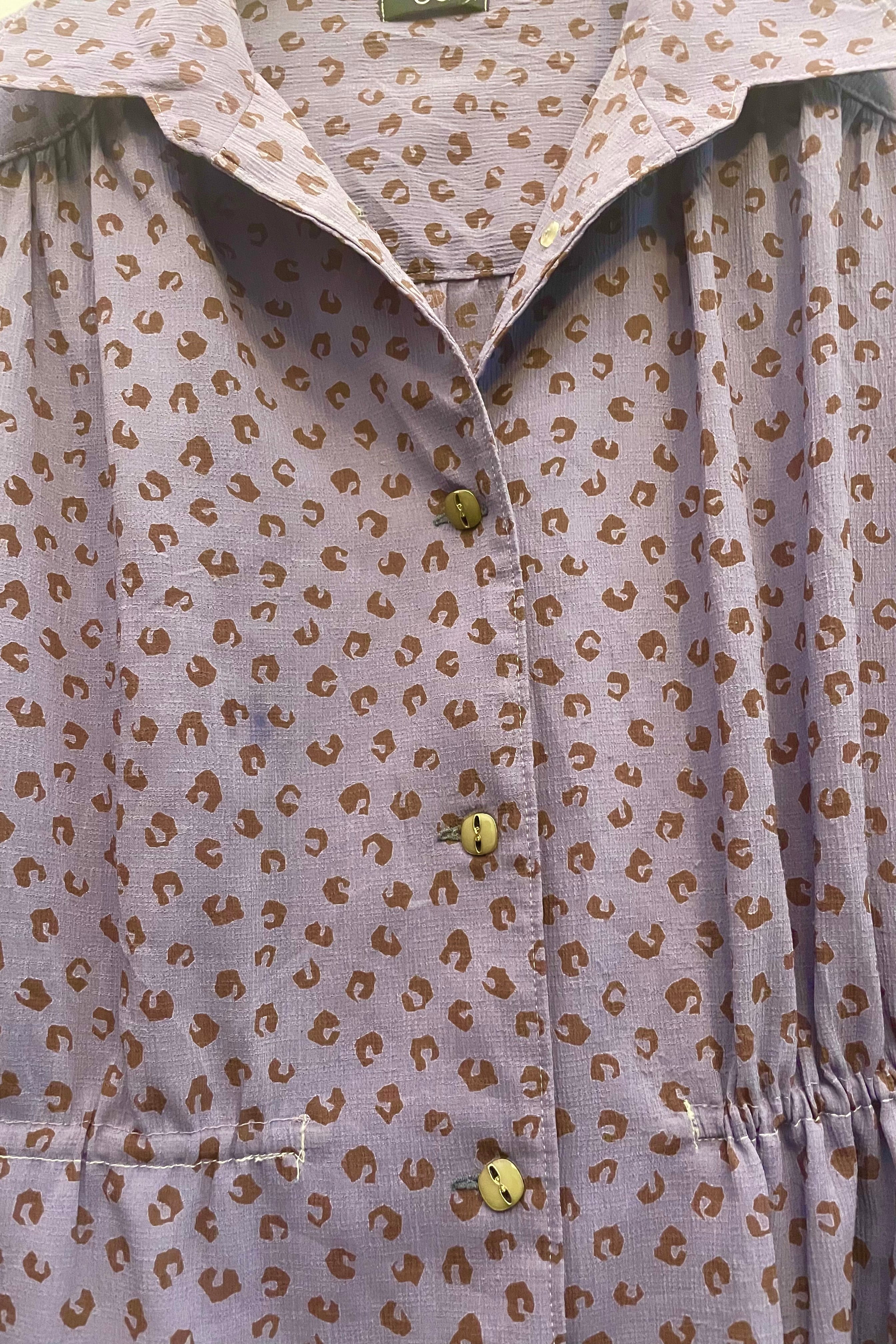 שמלת וינטג׳ תכלת חברבורות