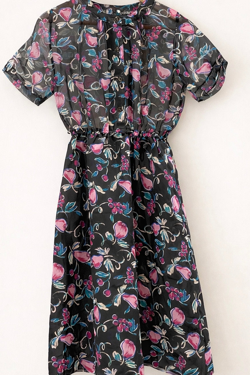 שמלת וינטג׳ פירות