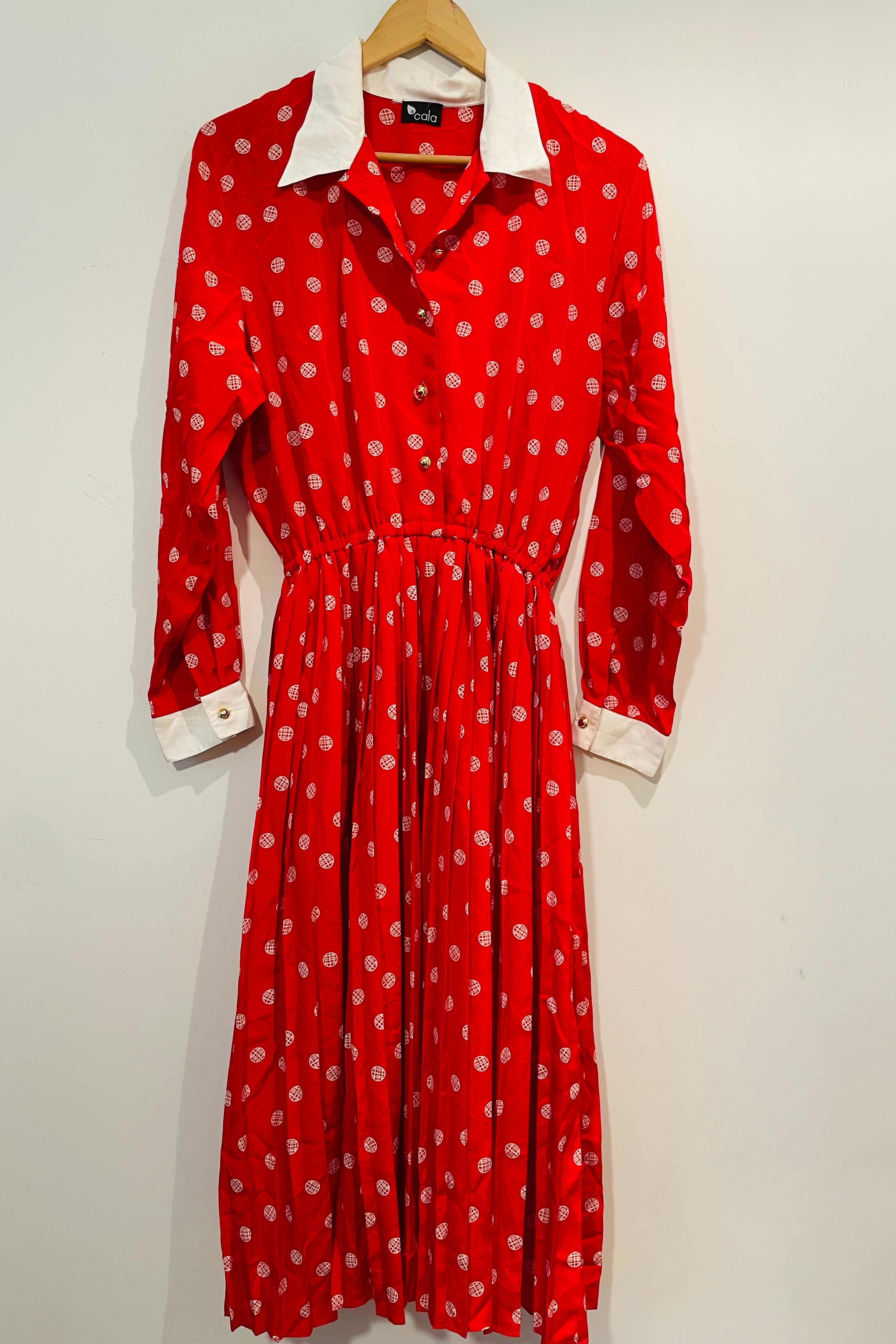 שמלת וינטג׳ כדורי רשת