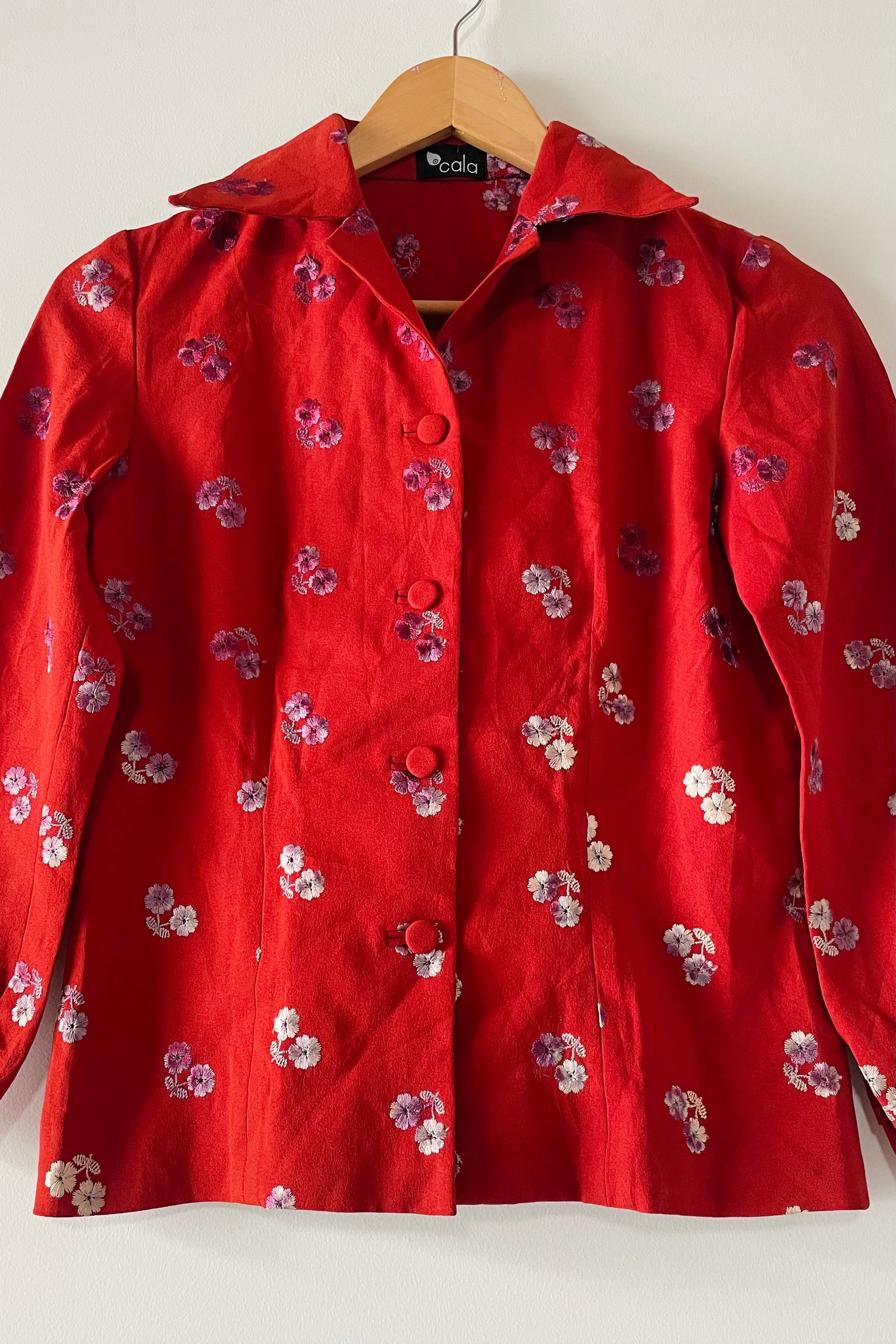 חולצת וינטג׳ אדמונית