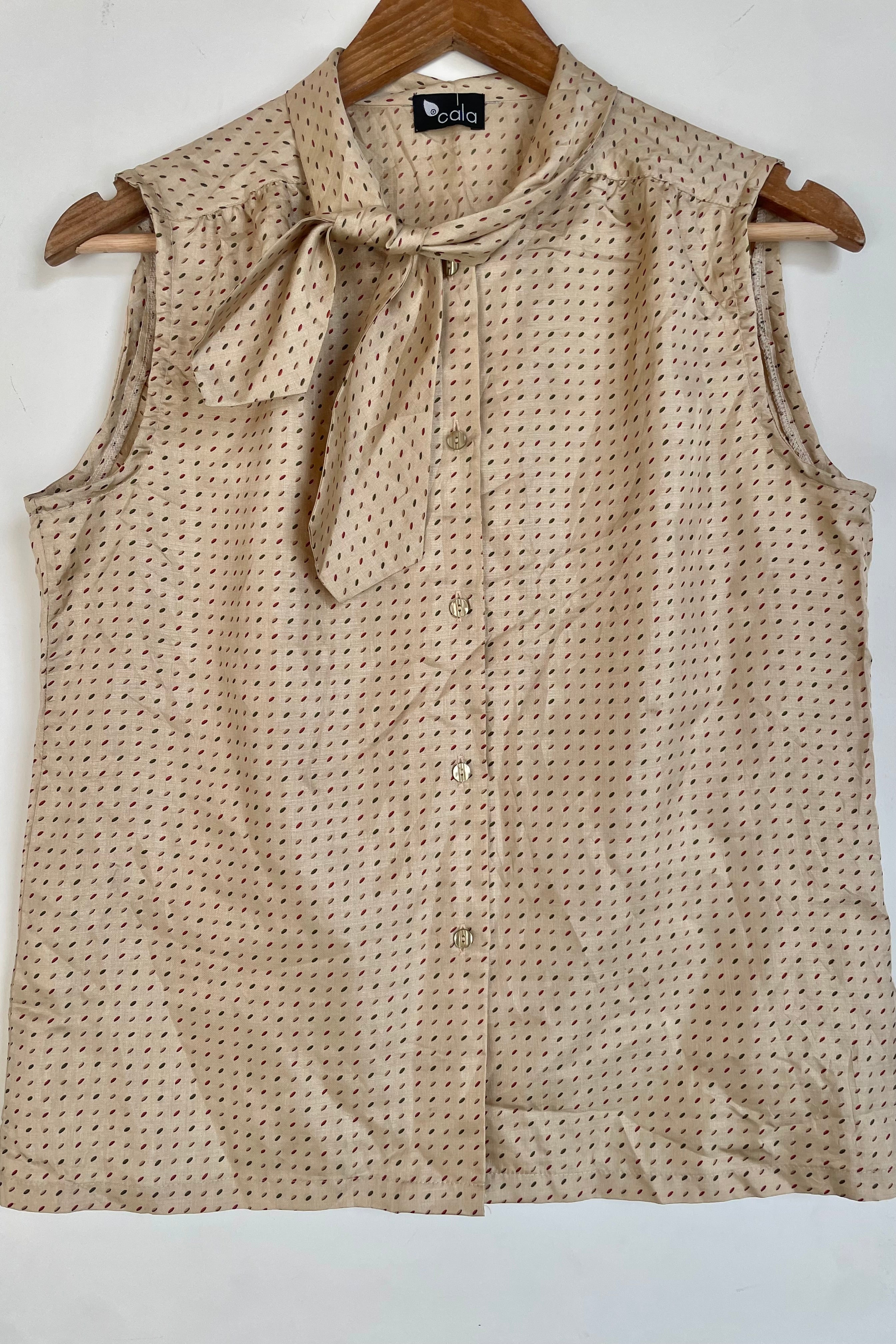 חולצת וינטג׳ שמפנייה