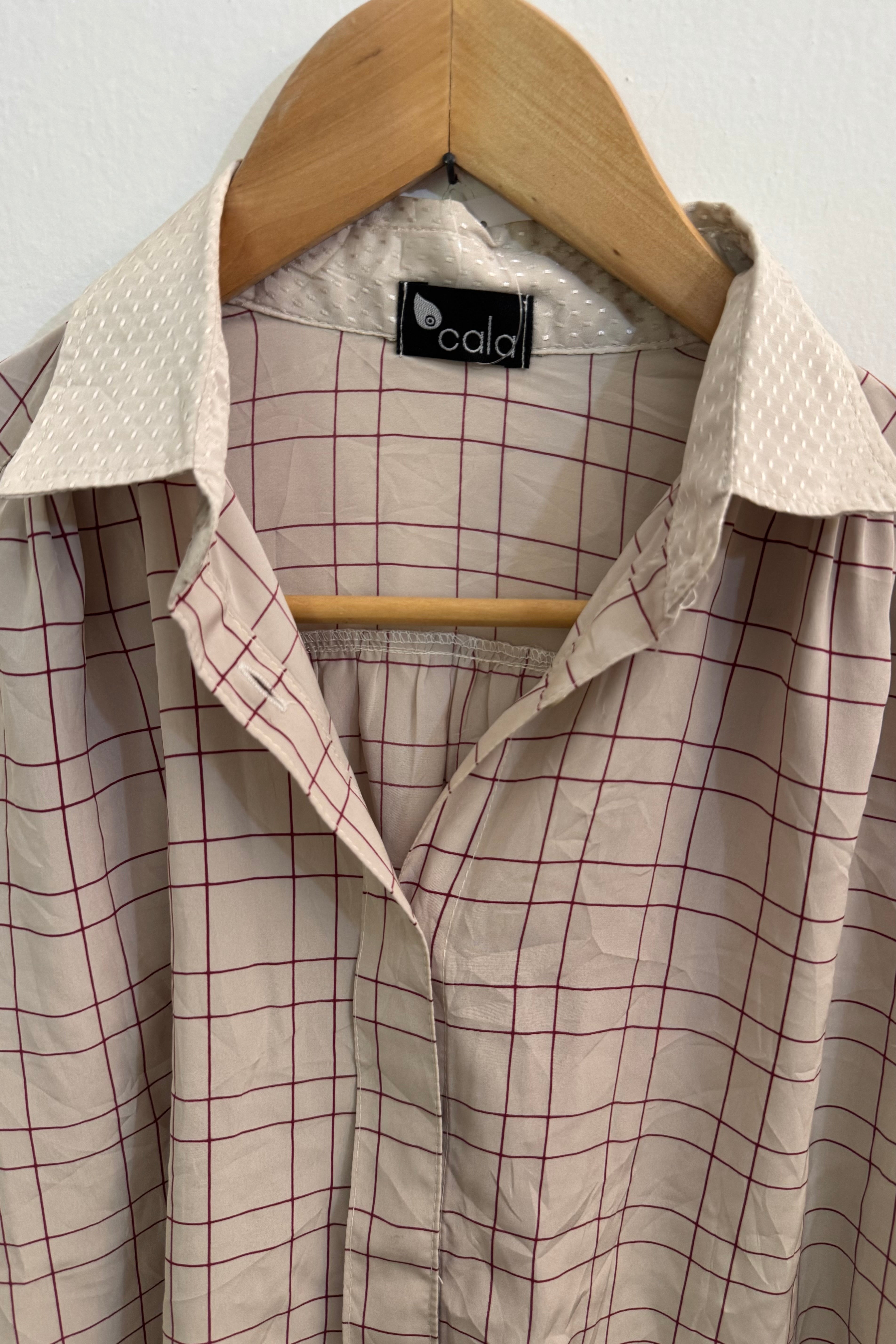 חולצת וינטג׳ ריבועית