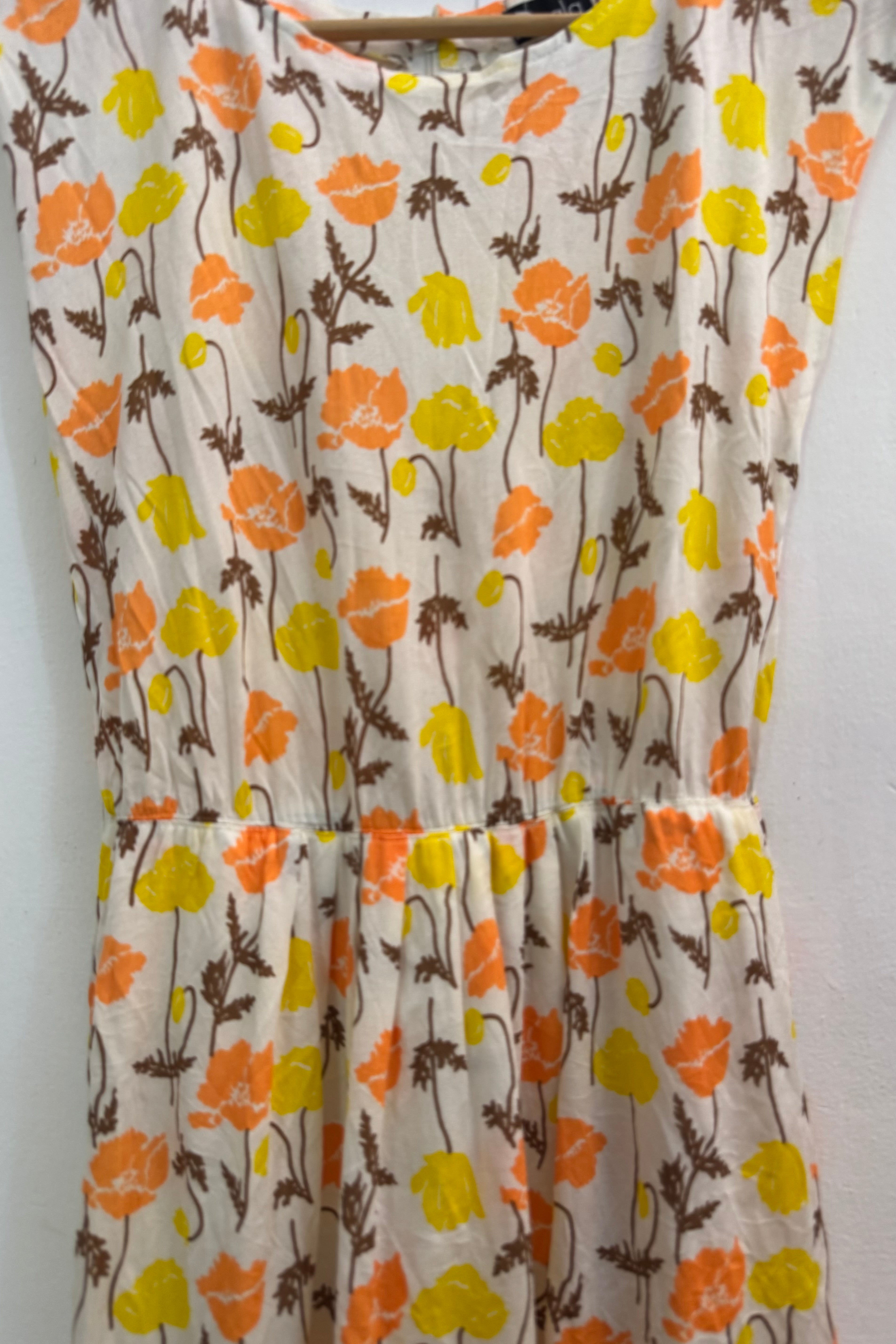 שמלת וינטג׳ כלניות