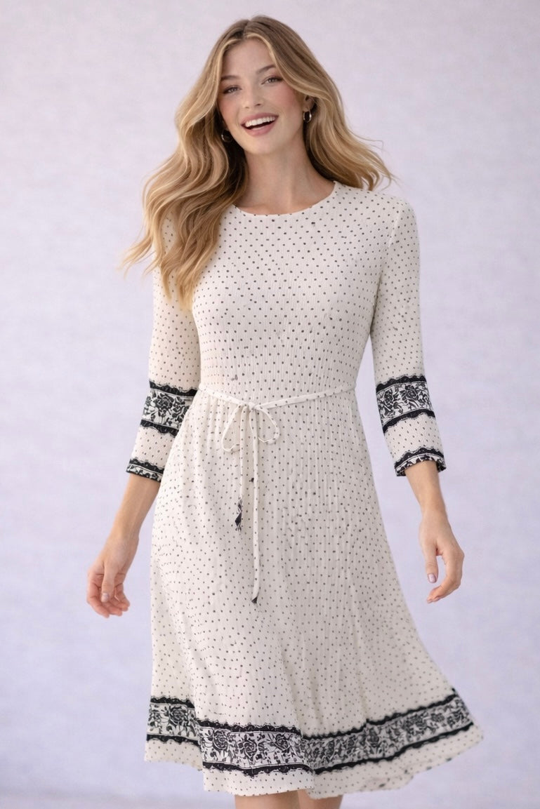 שמלת פליסה ניקוד