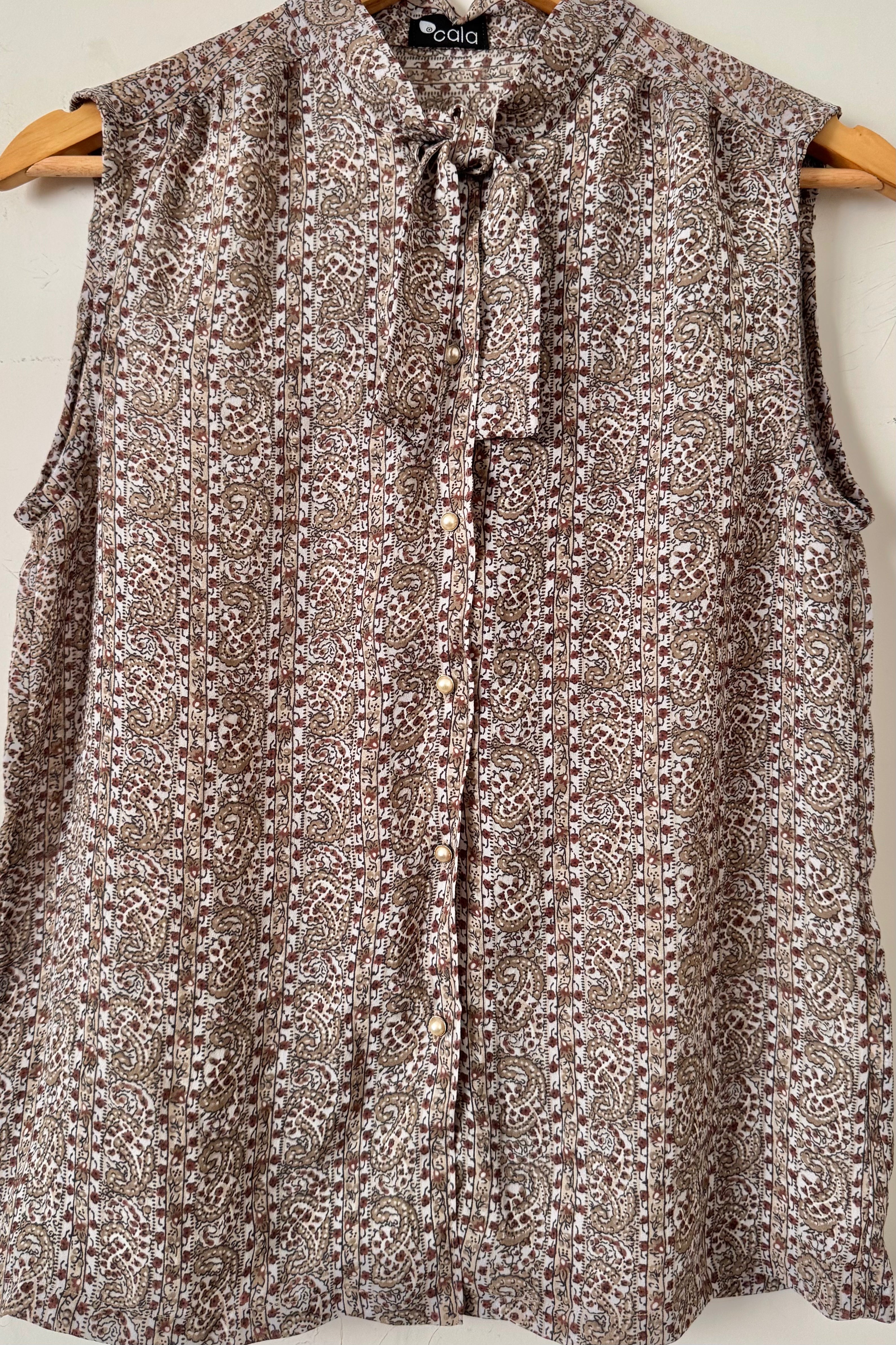 חולצת וינטג׳ חומים