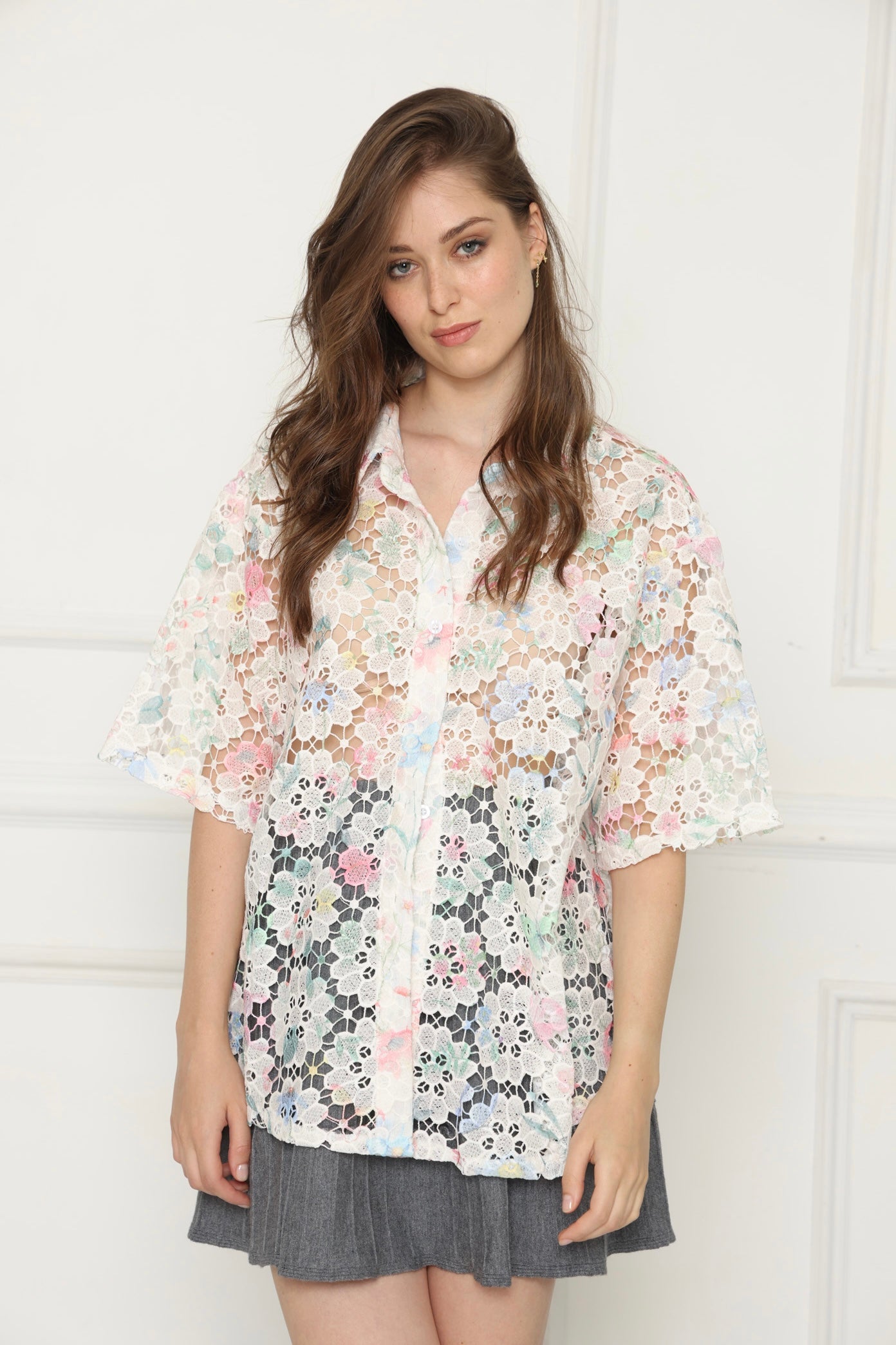 טוניקה פרח לימוני