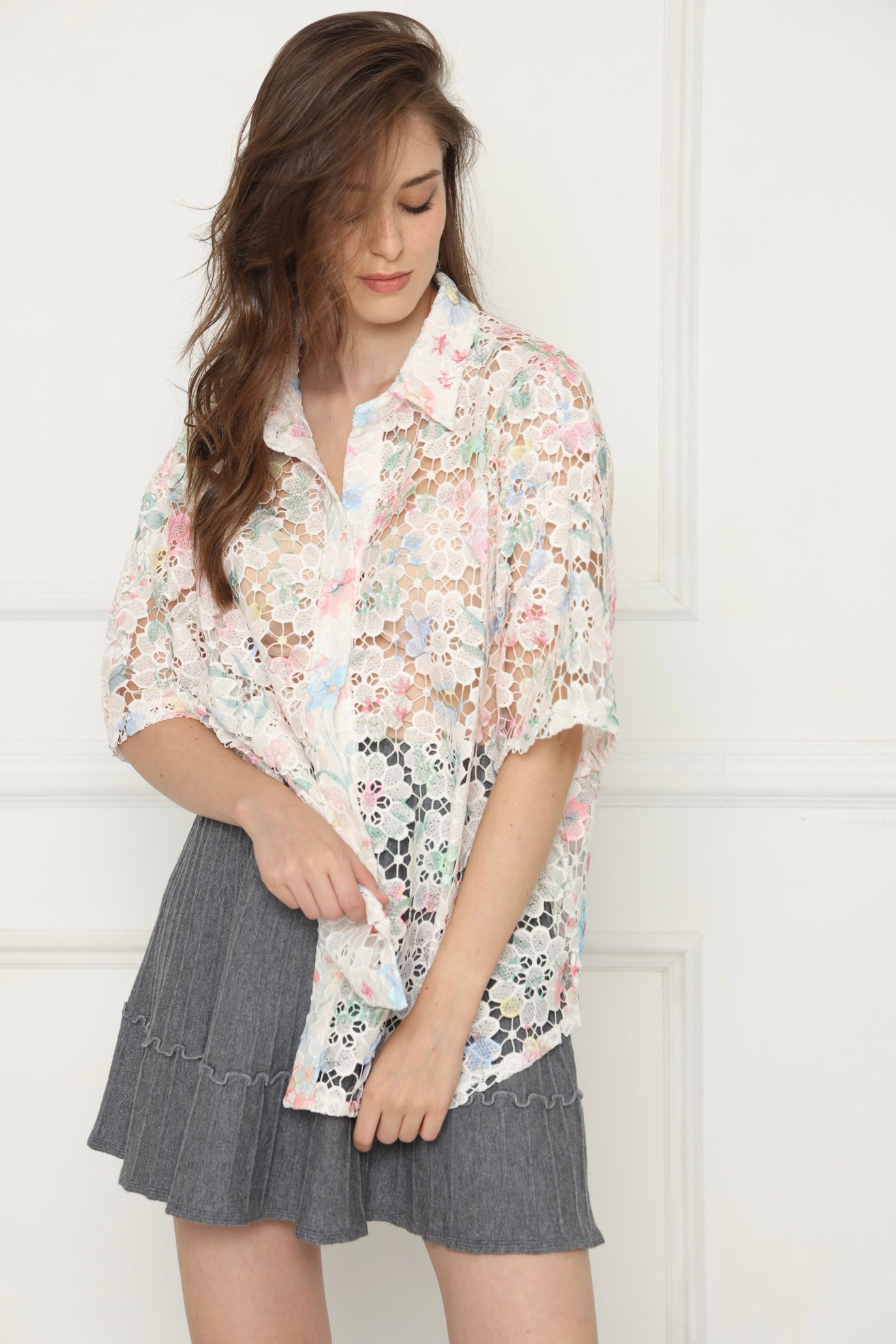 טוניקה פרח לימוני