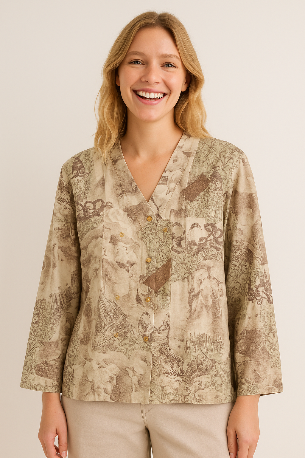 חולצת וינטג׳ יסמין