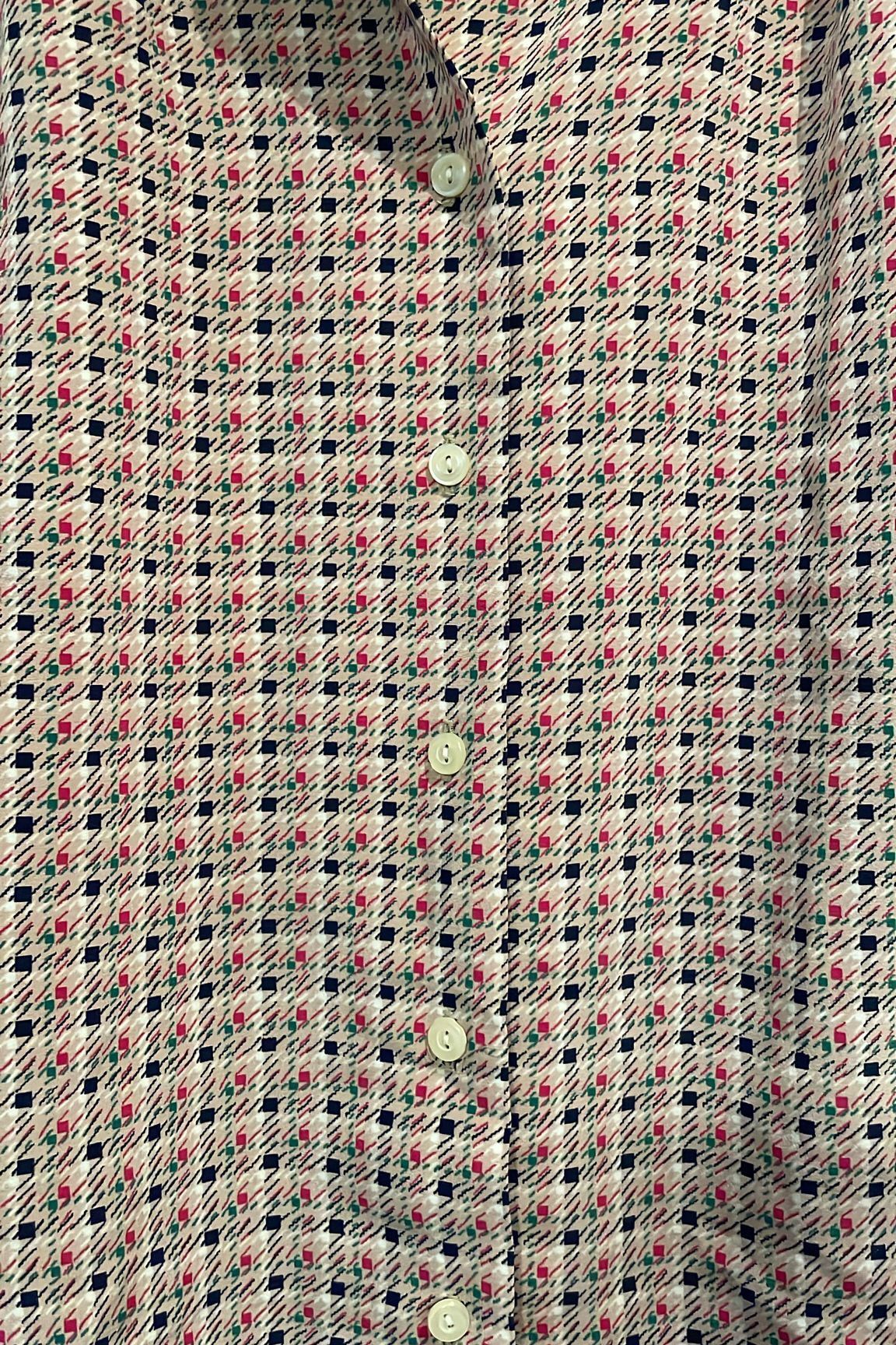 חולצת וינטג' ריבועים