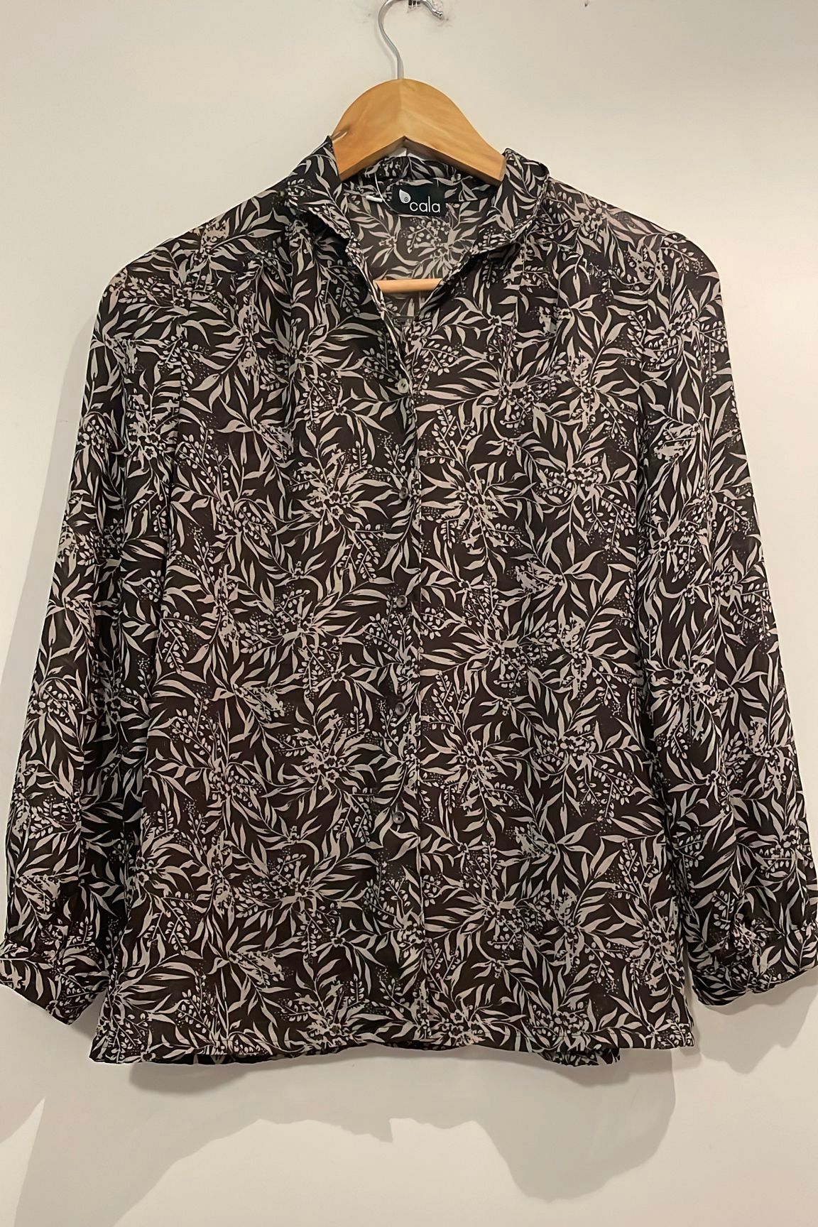 חולצת וינטג' עלים