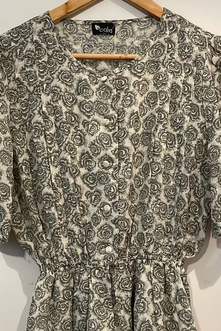 שמלת וינטג' רומנטיקה פרחונית