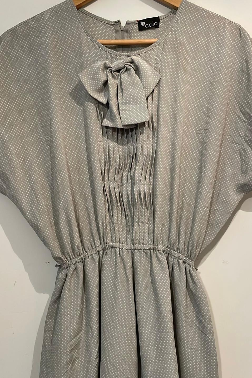 שמלת וינטג' פפיון וגלים