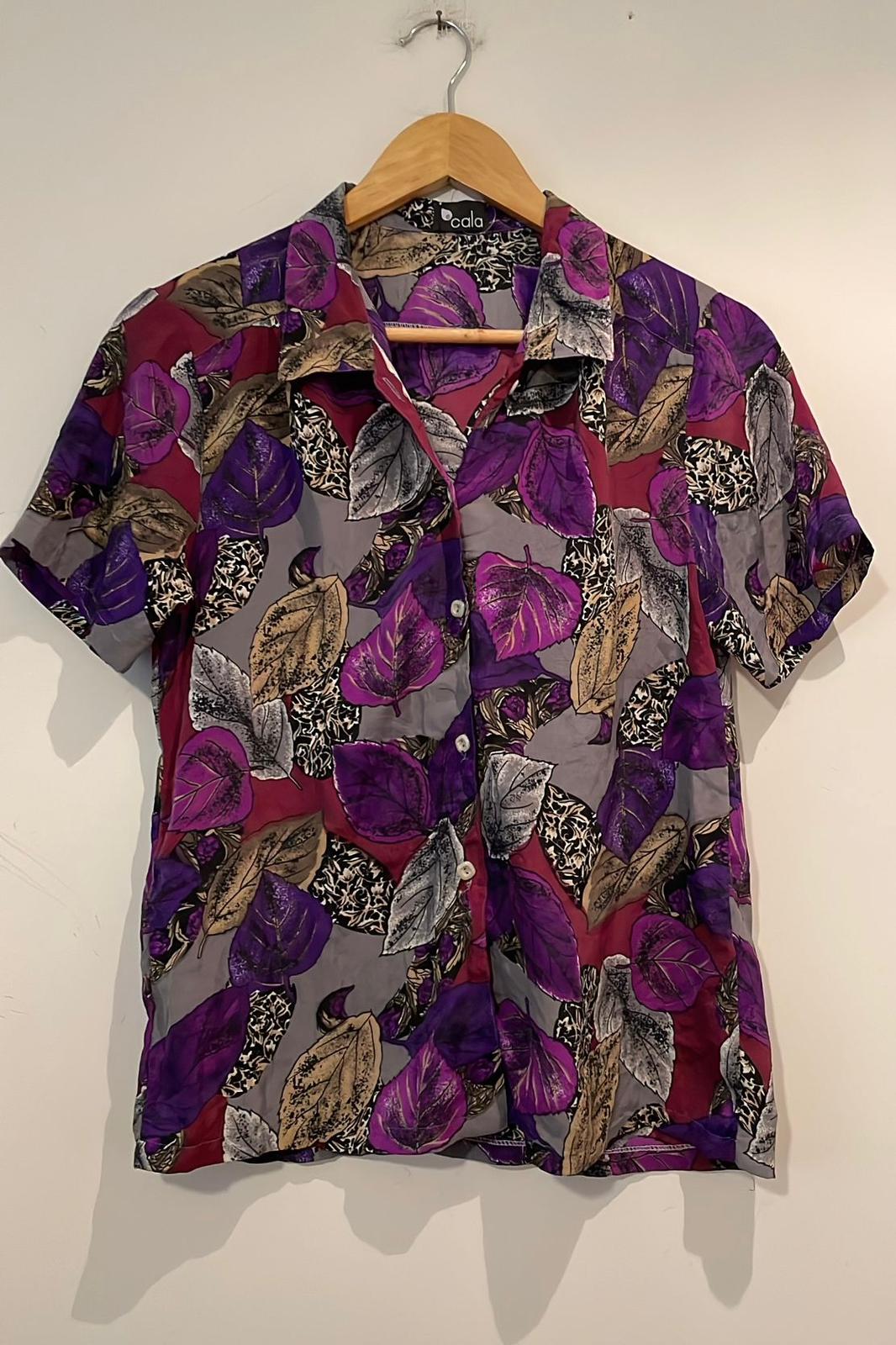 חולצת וינטג' עלים