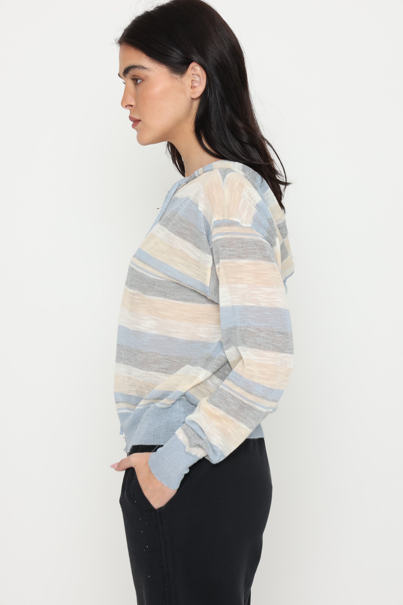 קרדיגן פסי בהירות