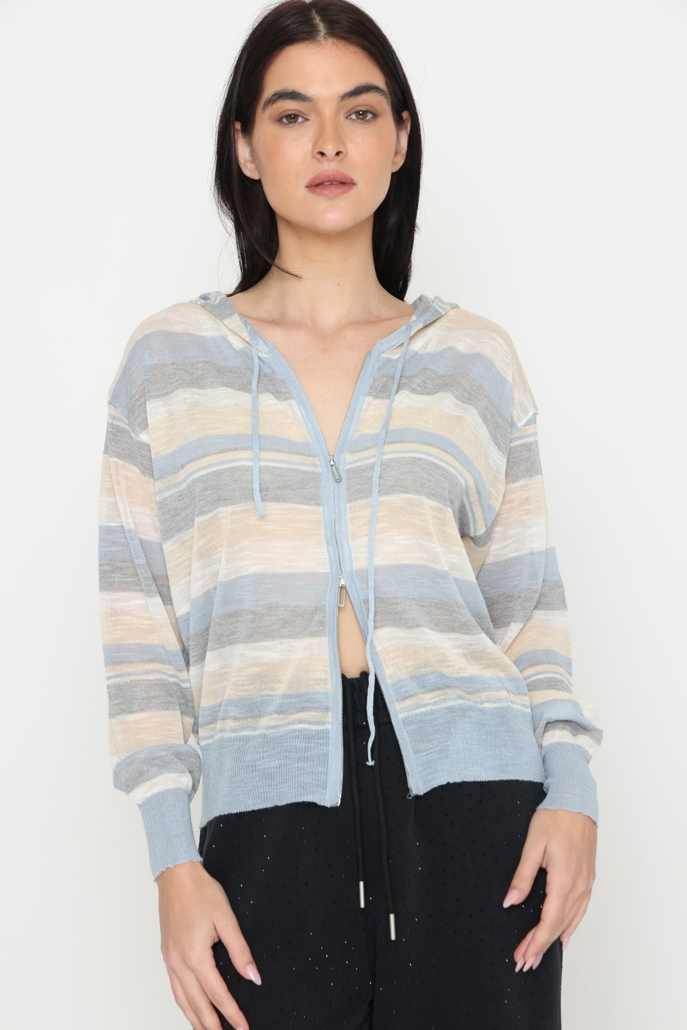 קרדיגן פסי בהירות