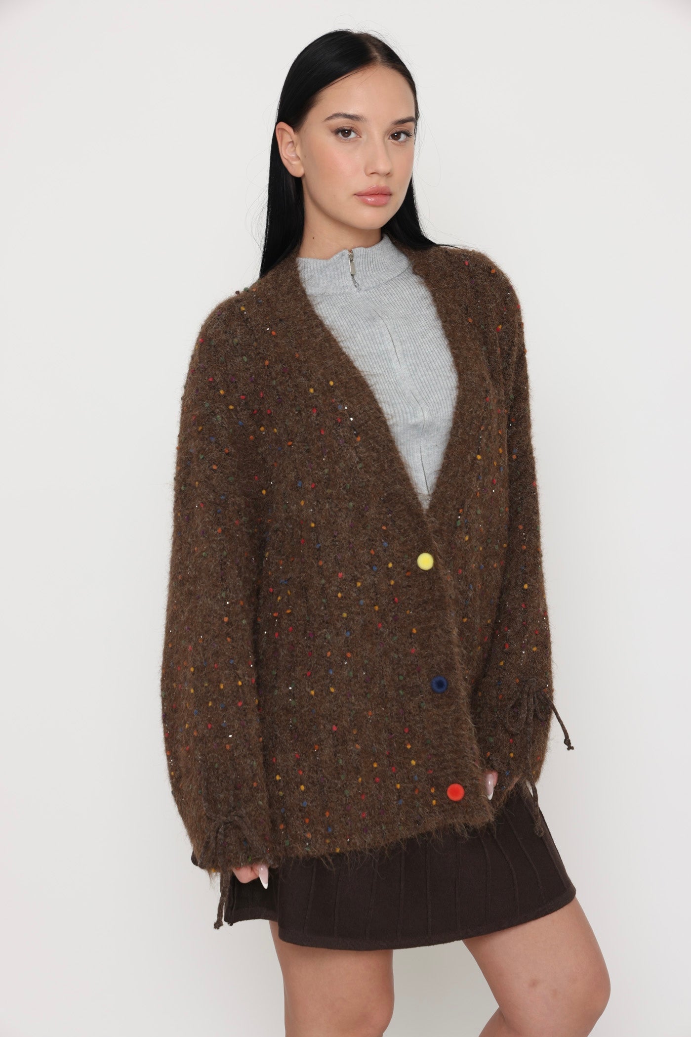 קרדיגן ניקוד ססגוני