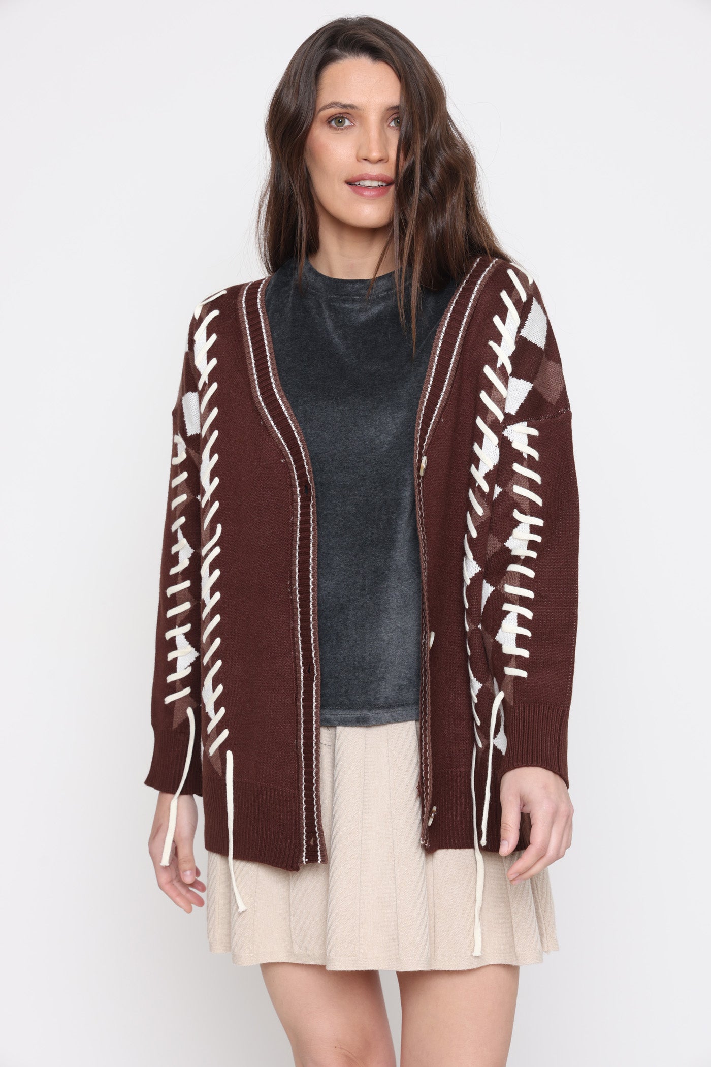 ג'קט צמר תפרים חורף