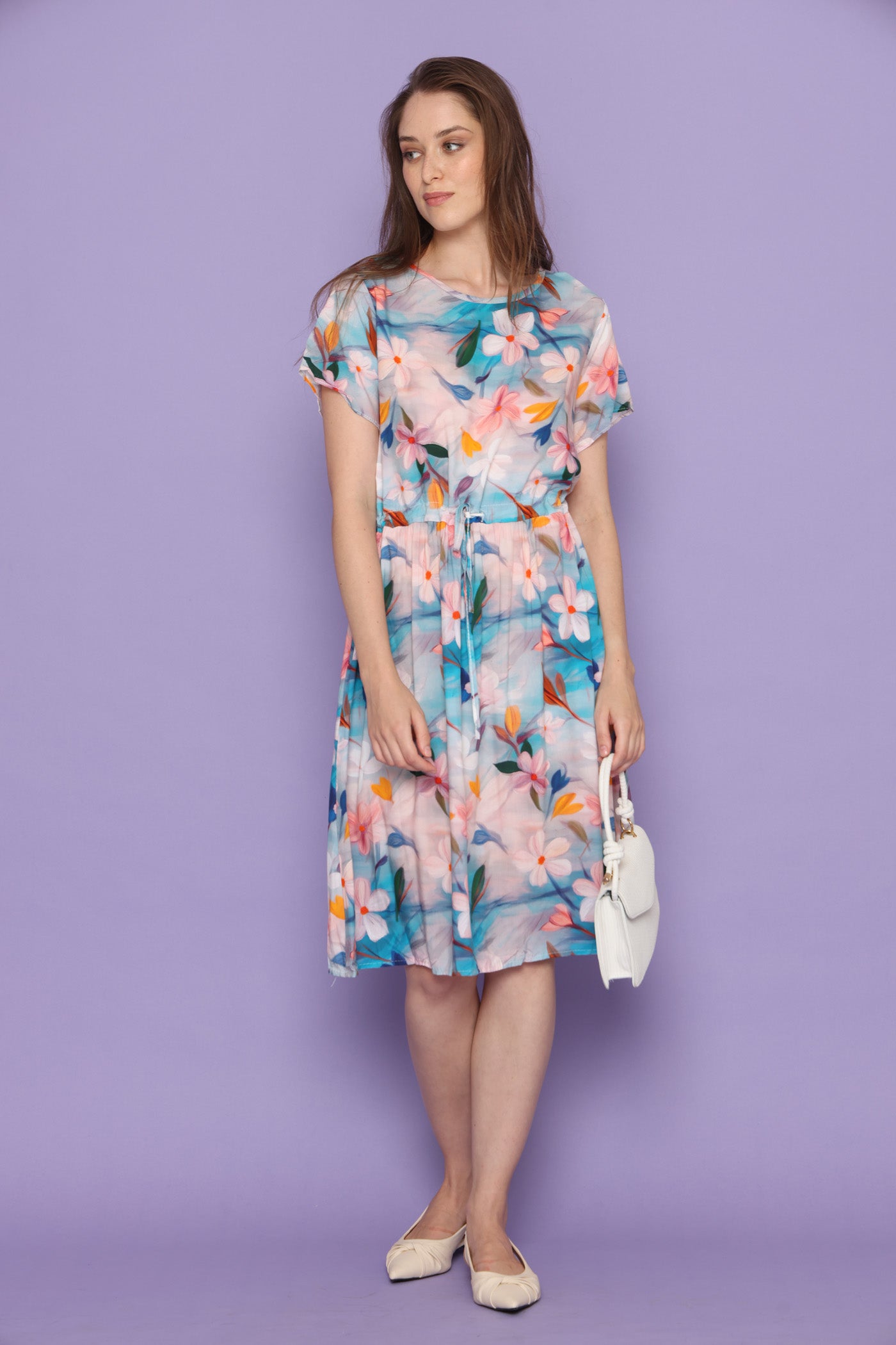 שמלת פרחי יופי