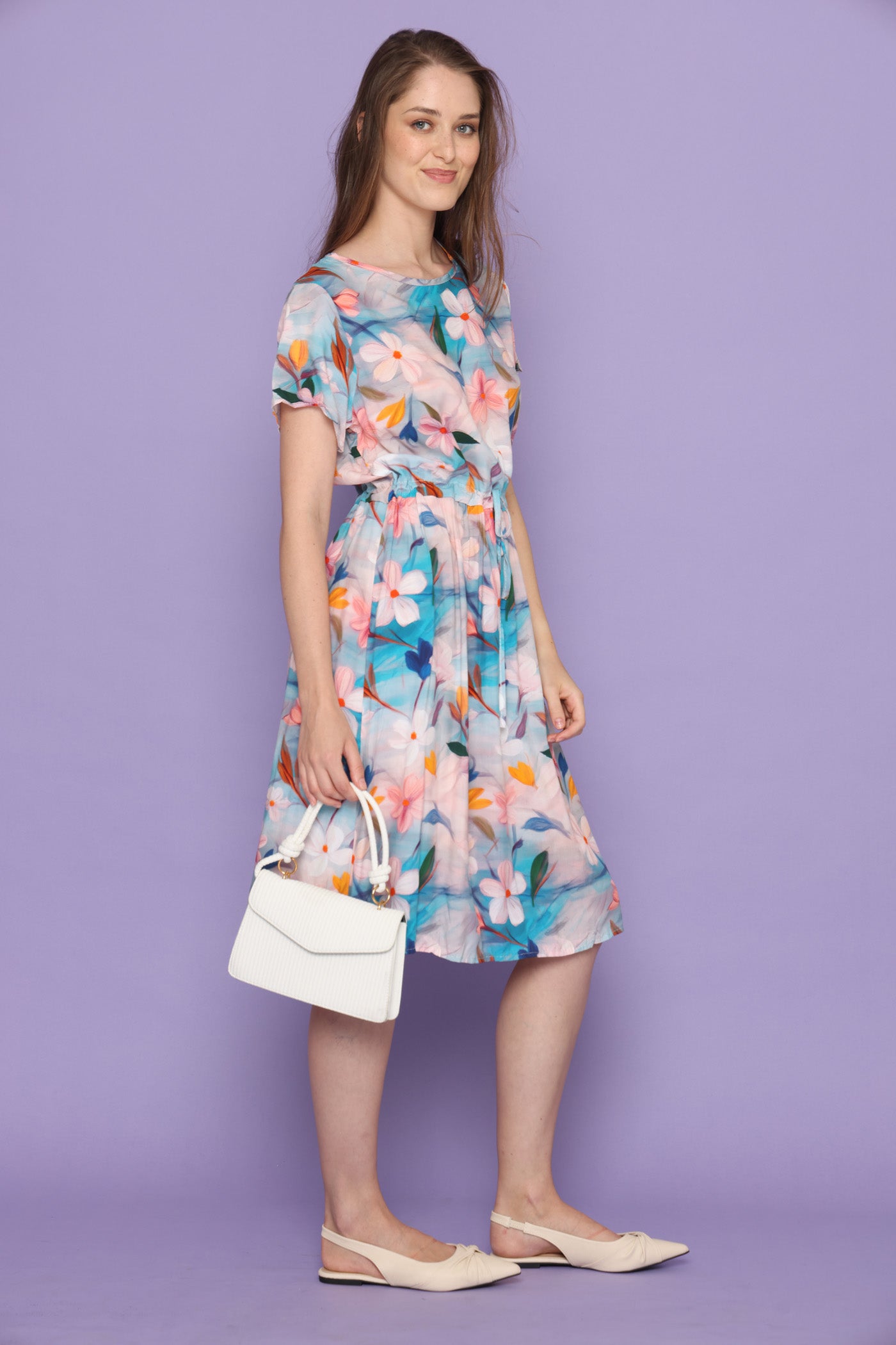 שמלת פרחי יופי