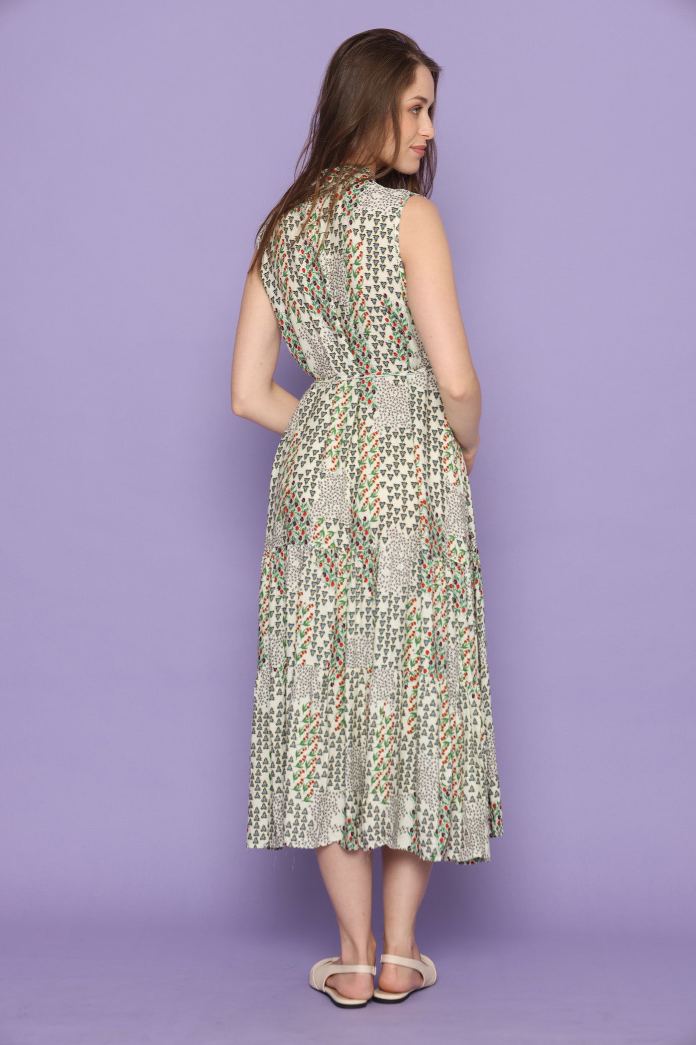 שמלת מרבד ירוק