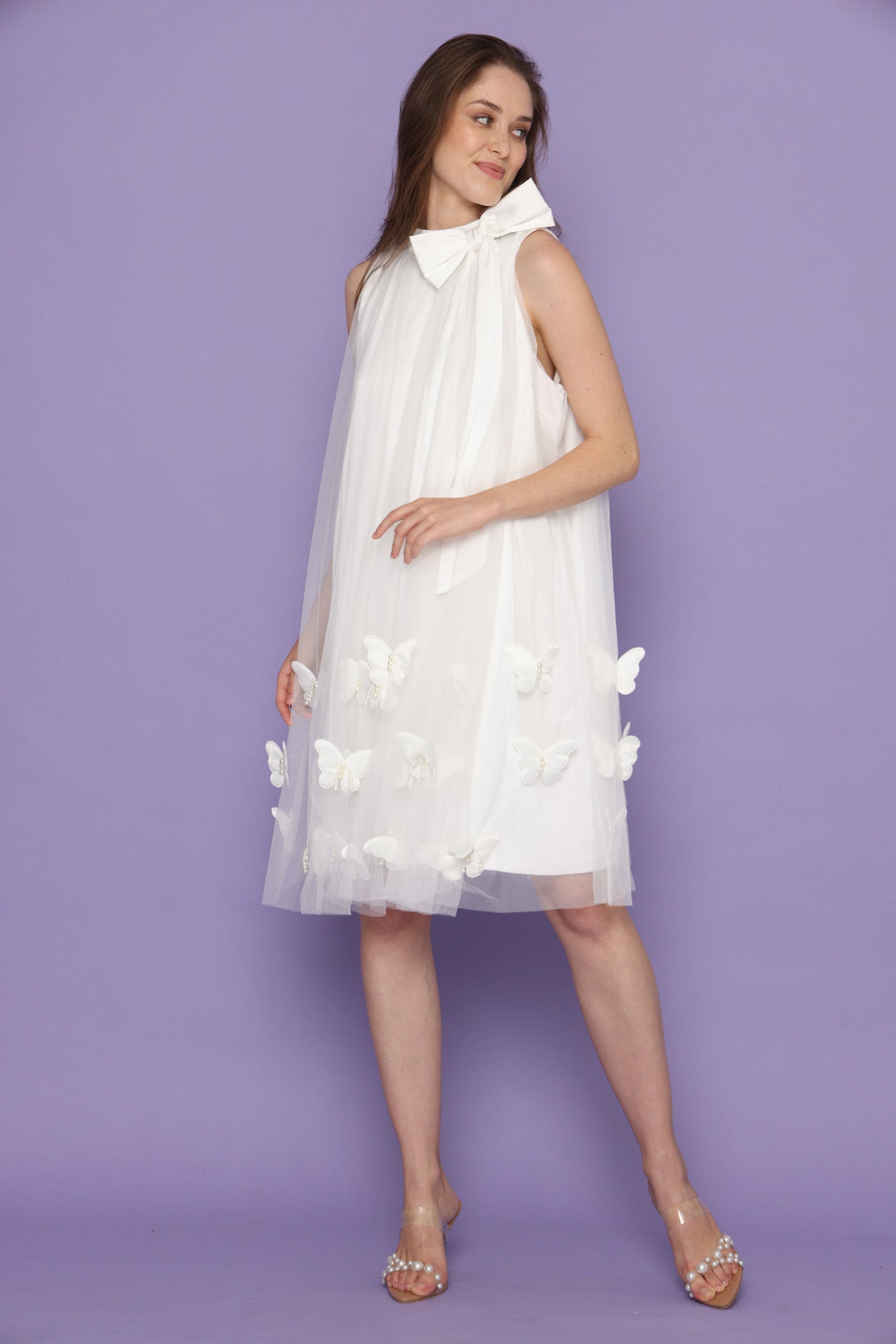 שמלת ערב פרפרים