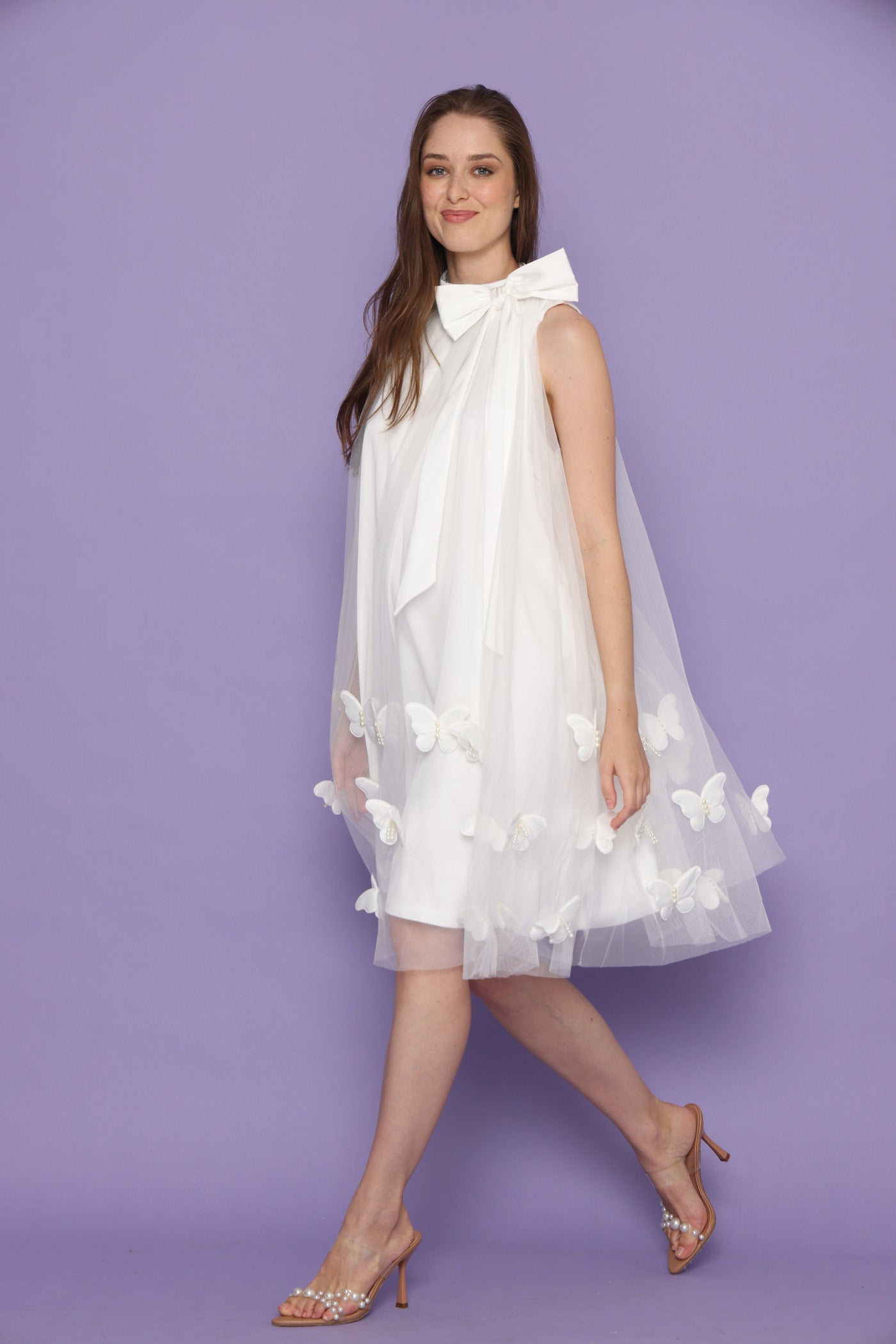 שמלת ערב פרפרים