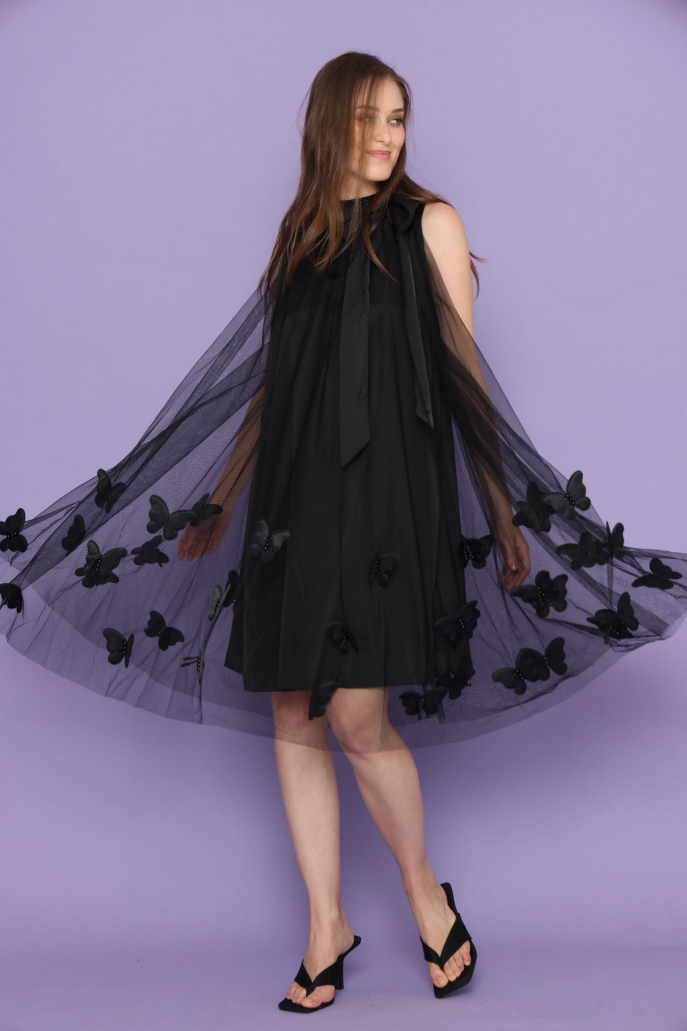 שמלת ערב פרפרים