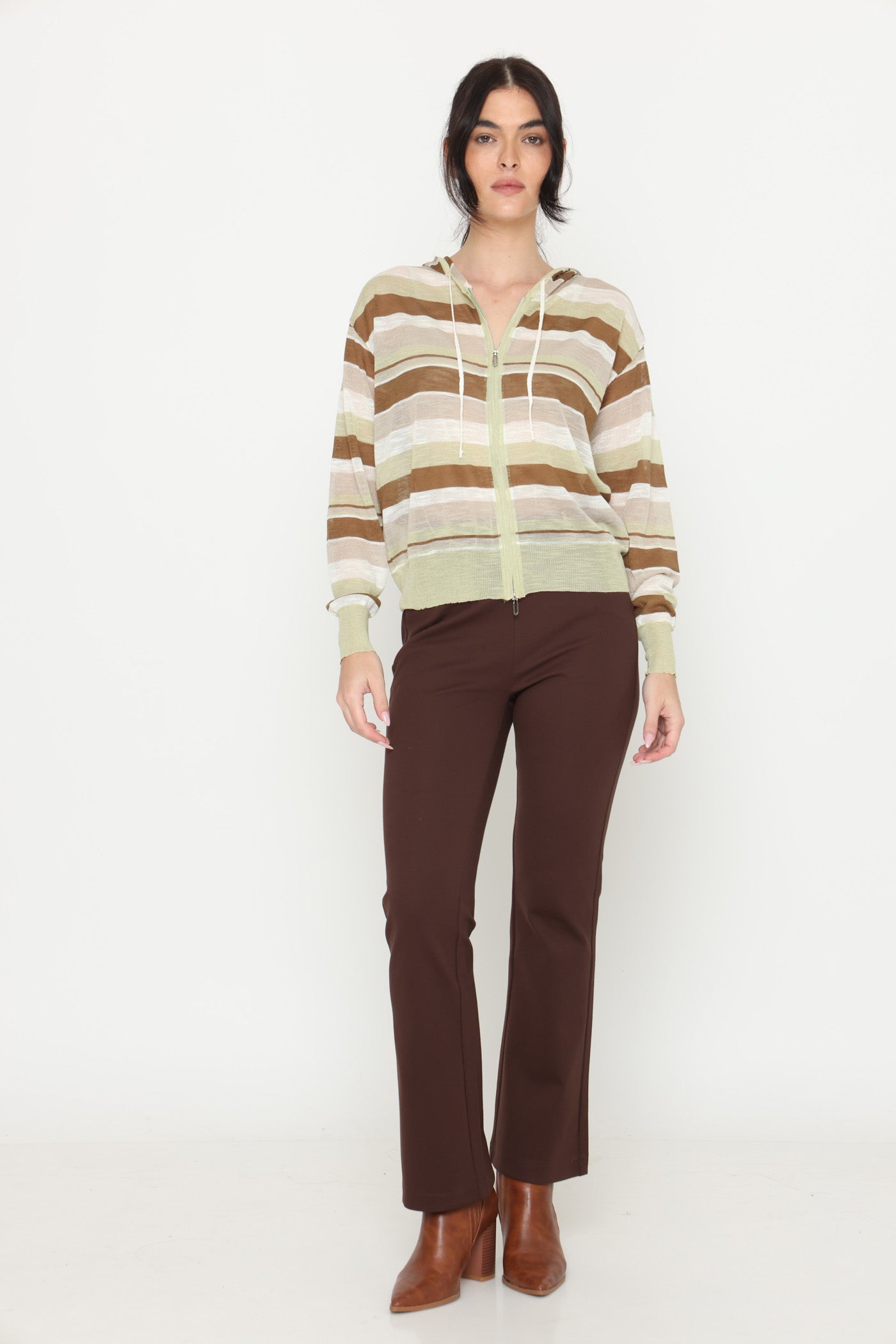 קרדיגן פסי בהירות