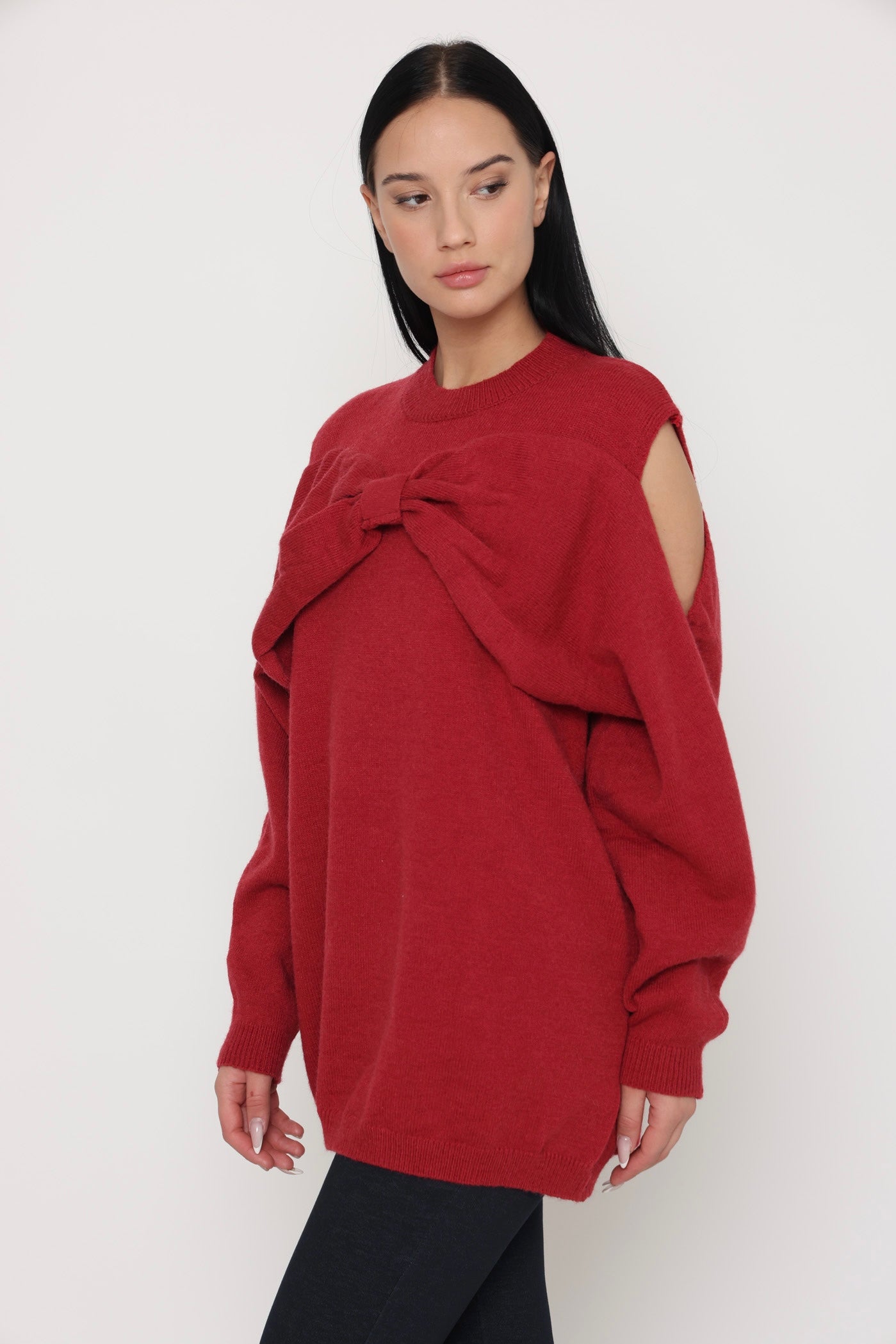 טוניקת פפיון אדום