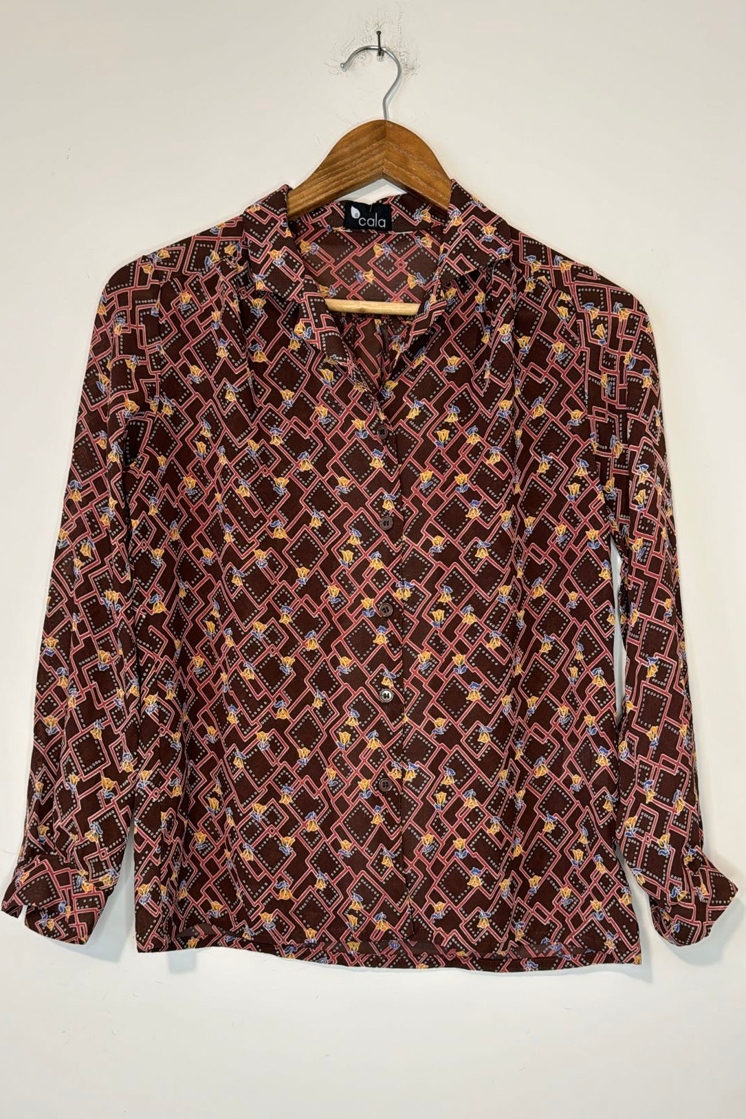 חולצת וינטג' מבוך אדום